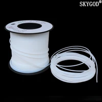 1m white ptfe tube for 3d printer parts pipe id 0 5 1 2 2 5 3 4 5 6 7 8 10 12 14 16 18 20 mm f46 insulated hose rigid pipe 600v