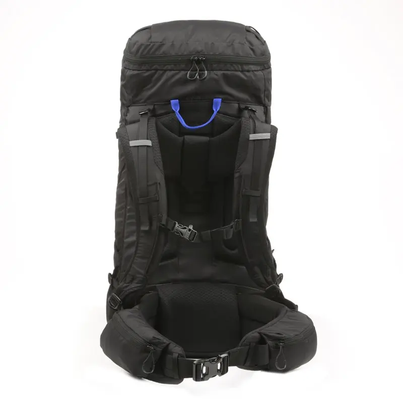 LITHIC 50 Liter Backpacking Backpack, with Reflective Accents, Black