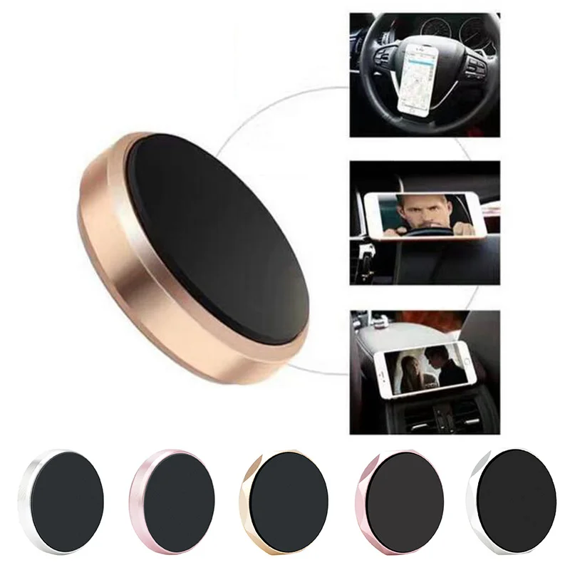 

Portable Round Magnetic Phone Holder In Car for Car Mount Stand Universal Magnetic Mount Bracket Apply to iPhone Samsung Xiaomi
