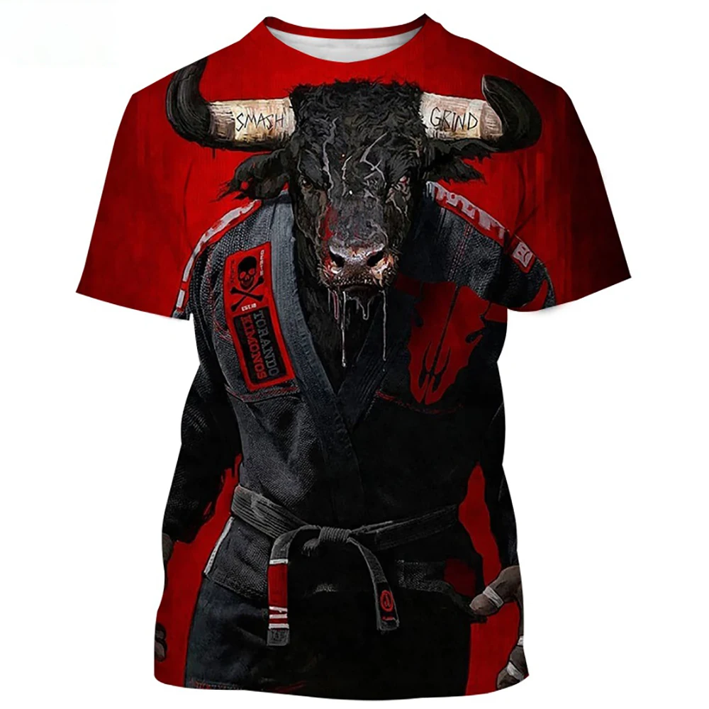 New Brawl Judo Printed Men and Kids T Shirt Casual Loose Summer Round Neck Hip Hop Street Wear Full Size Men Short Sleeves Tops images - 6