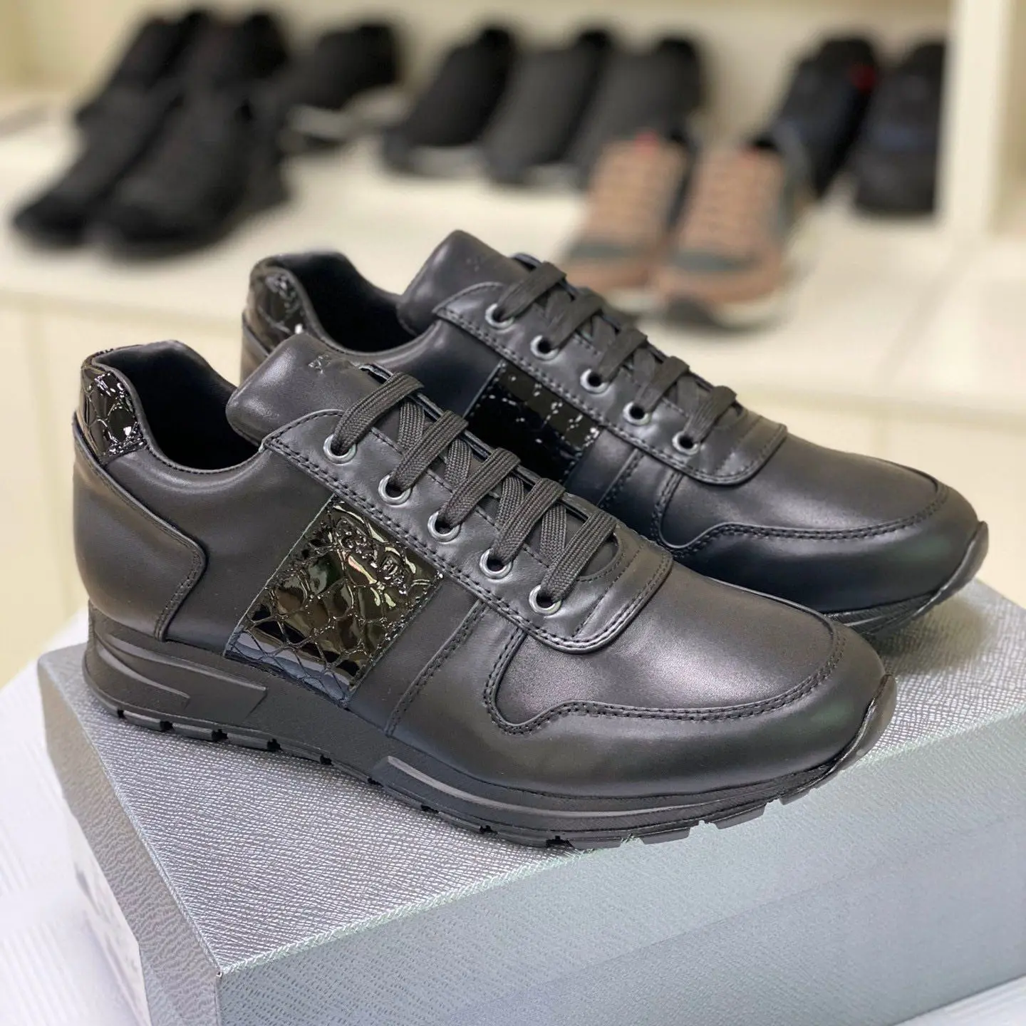 

New Arrival Classic Brand Real Cowleather Men's Flats Casual Fashion Sneakers Designer Shoes qh2203