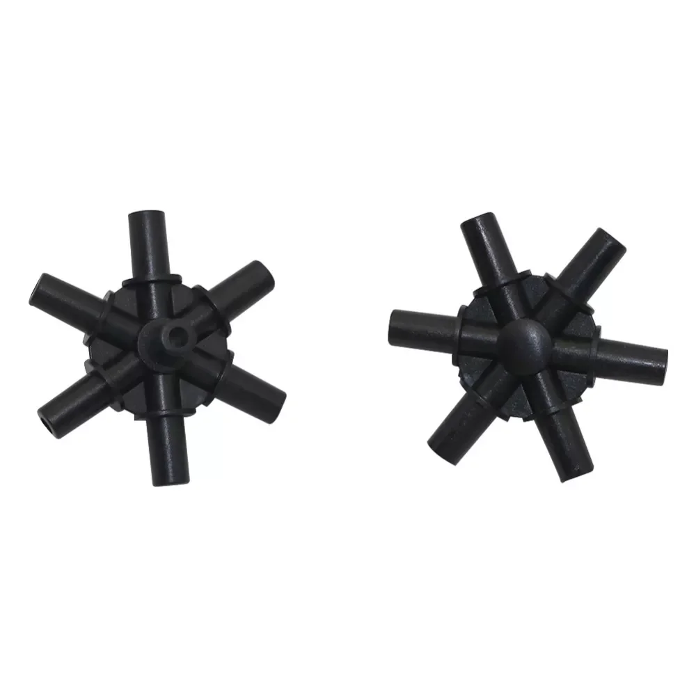 

NEW2022 20 Pcs 6mm Interfaces 6-way 7-way Garden Water Connectors Multiple Joint Hose Splitters Garden Irrigation Accessories