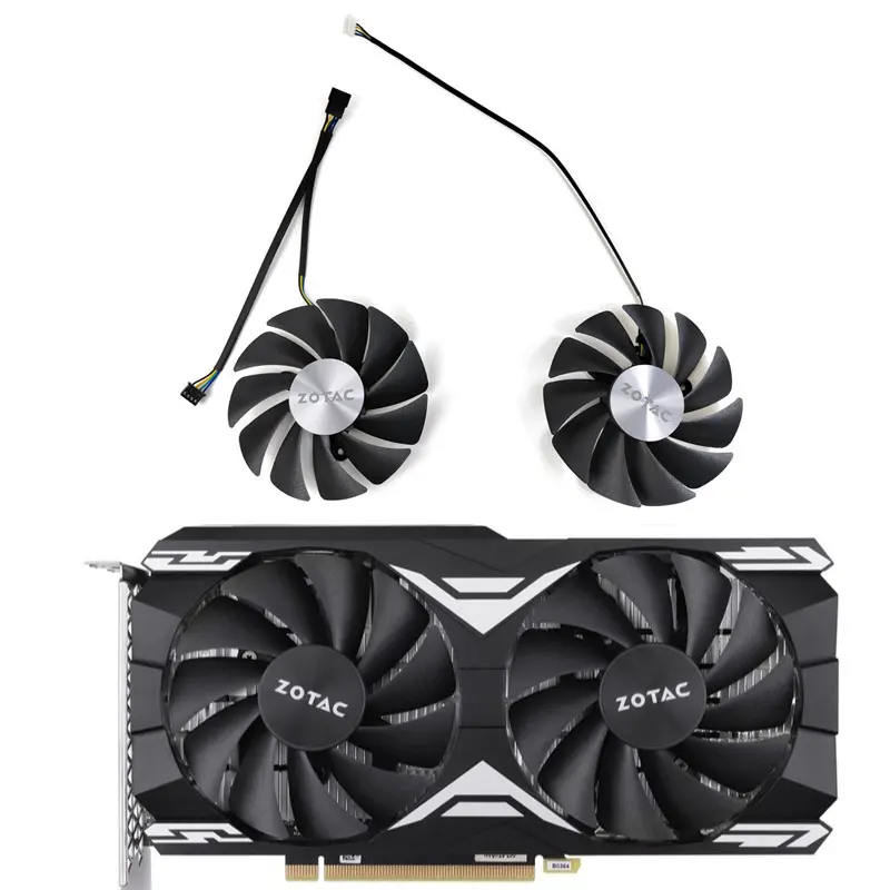 

NEW 2PCS 89MM 4PIN GA92S2U RTX 3050 GPU Fan，For ZOTAC GeForce RTX 3050 3060 3060TI Video Card Cooling Fan