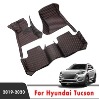 car floor mats for hyundai tucson 2020 2019 auto interiors accessories styling custom leather front rear side foot pads covers