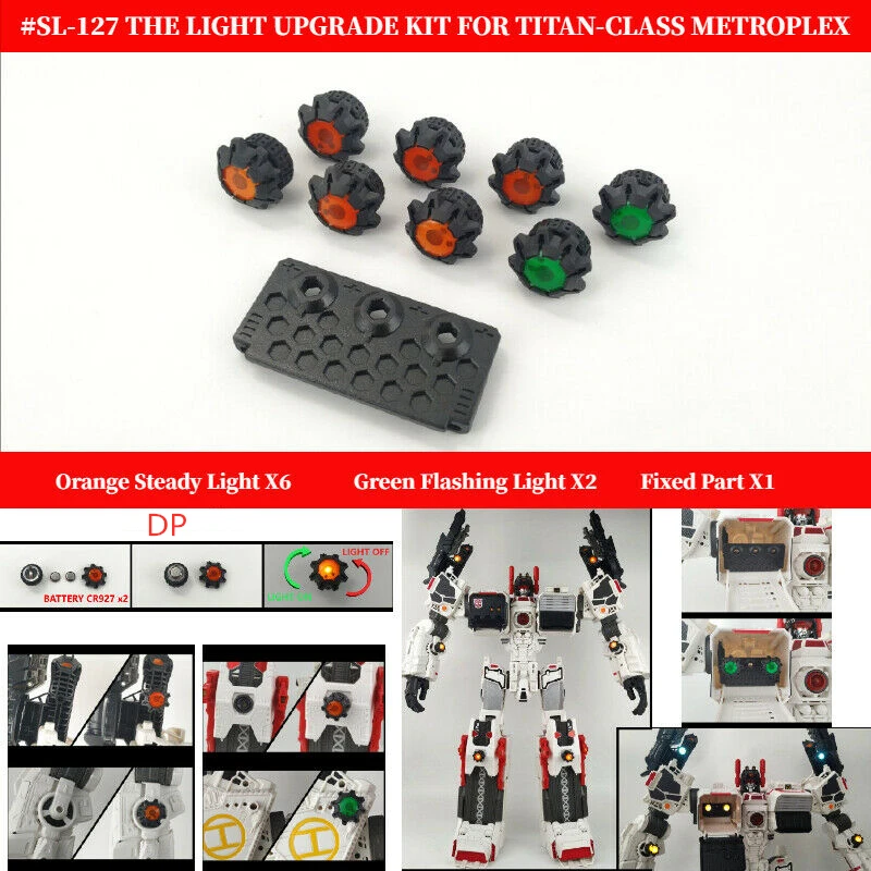 

NEW Transformation Shockwave Lab SL-127 SL127 THE LIGHT UPGRADE KIT FOR TITAN-CLASS METROPLEX Accessories In Stock!
