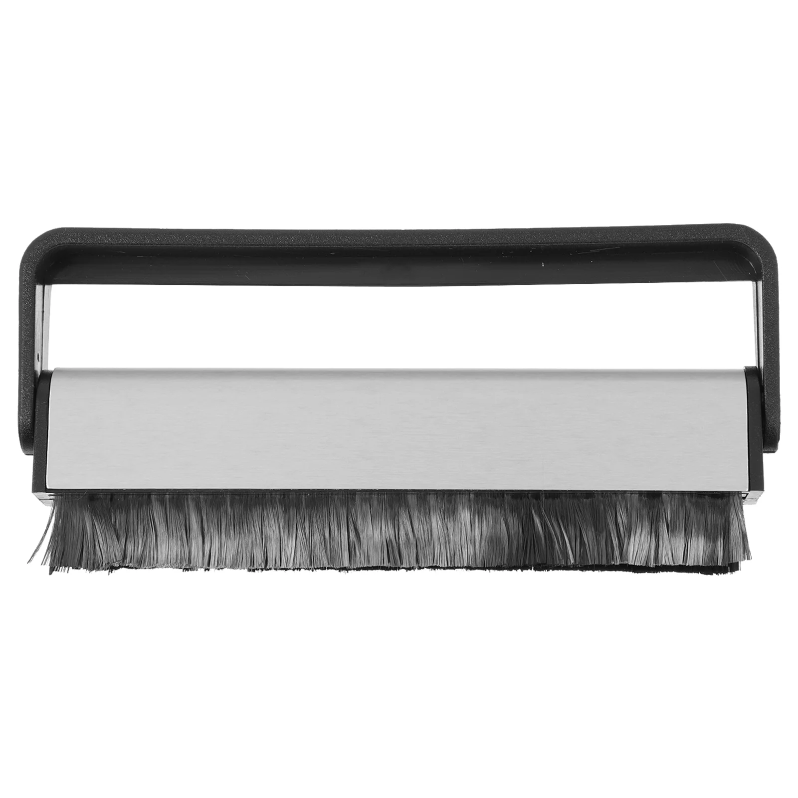 

1Pc Vinyl Record Cleaning Brush Record Vinyl Dust Brush Album (Black Silver)