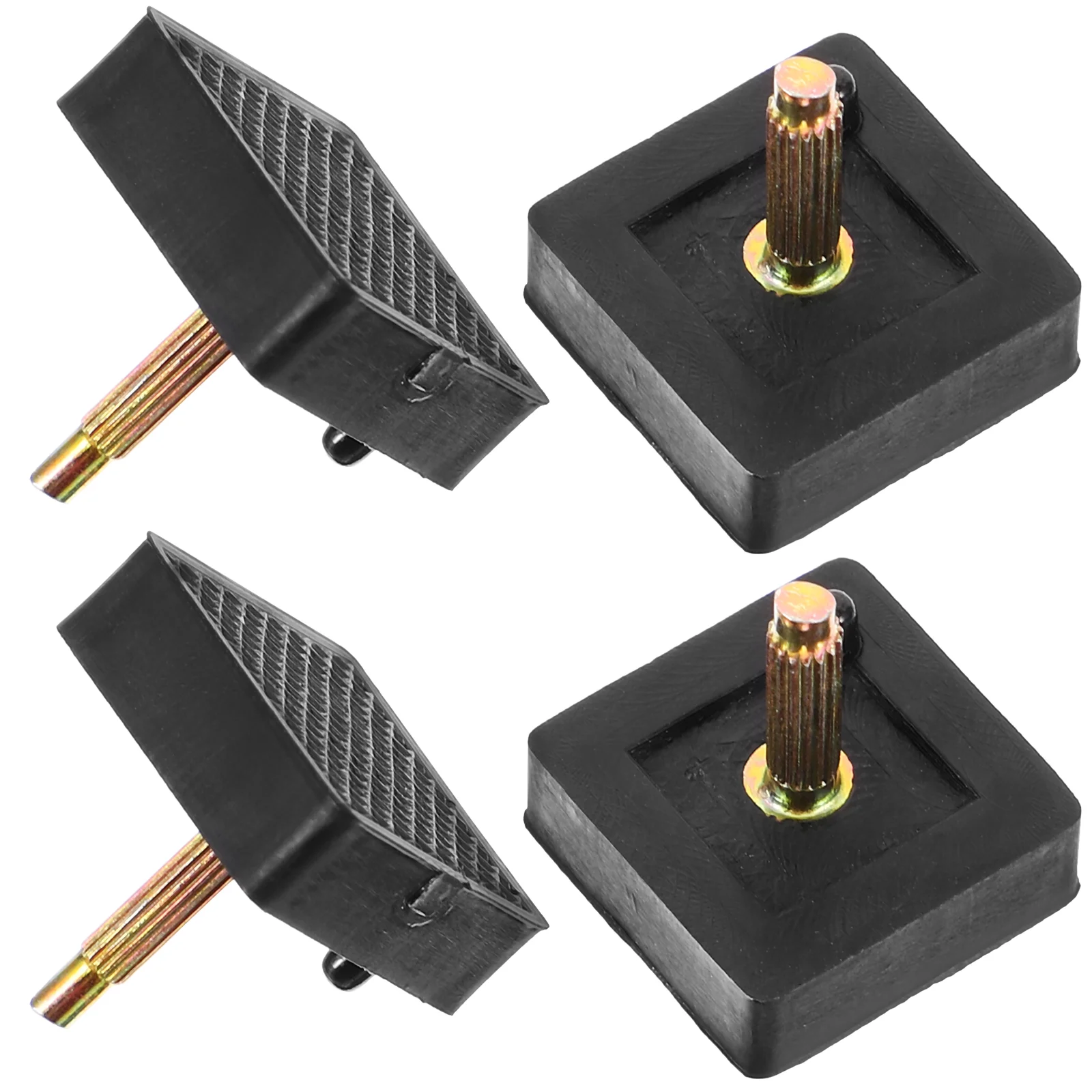 

2 Pairs Heel Tips High Shoe Repair Popularity Caps Replacement Pvc Pin Repairing