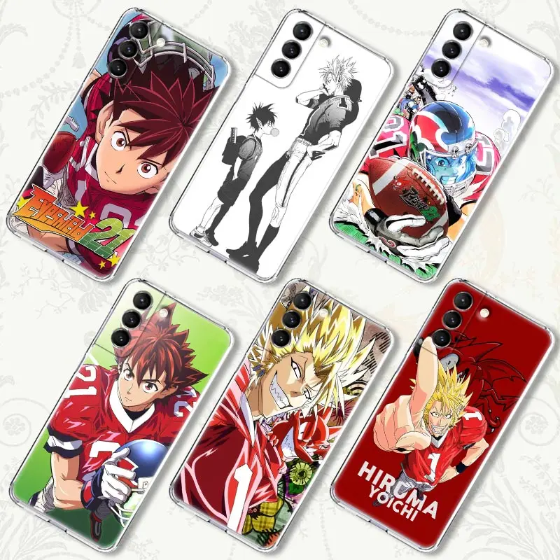 

Clear Case for Samsung S22Ultra Galaxy S21 S20 FE S22 Ultra S10 5G S9 Plus Cases Soft Phone Cover Eyeshield 21 Manga Devil Bats