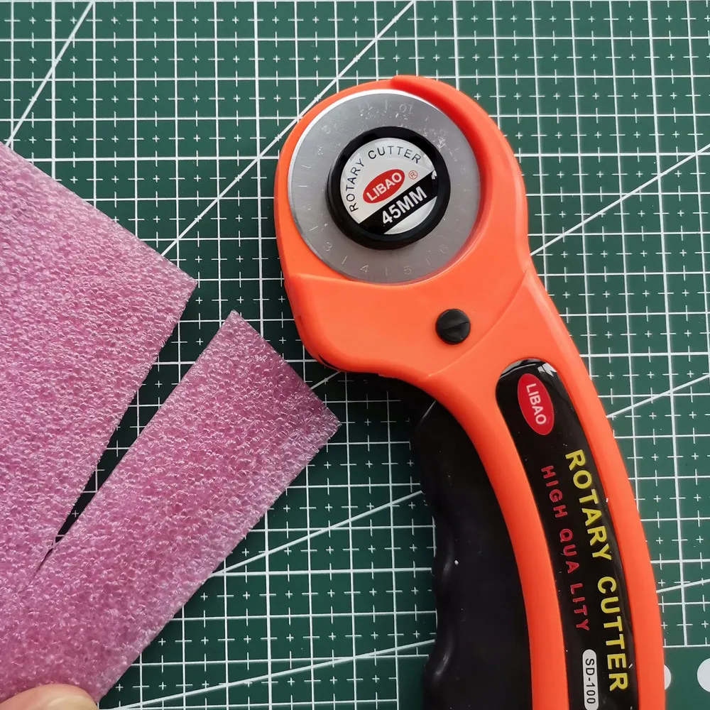 Кожевенное ремесло 45 мм роторный резак инструмент для резки кожи круговое лезвие