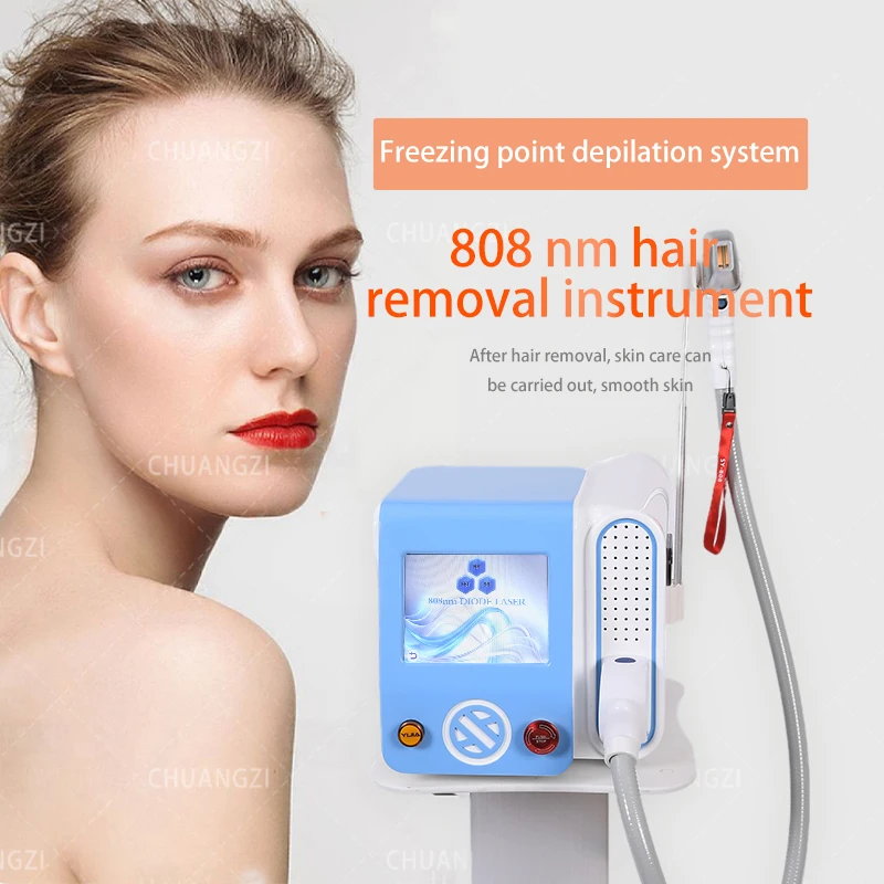 

2022 Latest Diode Laser 755 808 1064nm Hair Removal Machine Multi Wavelengths Cooling Skin Caring Device Painless Laser Epilator