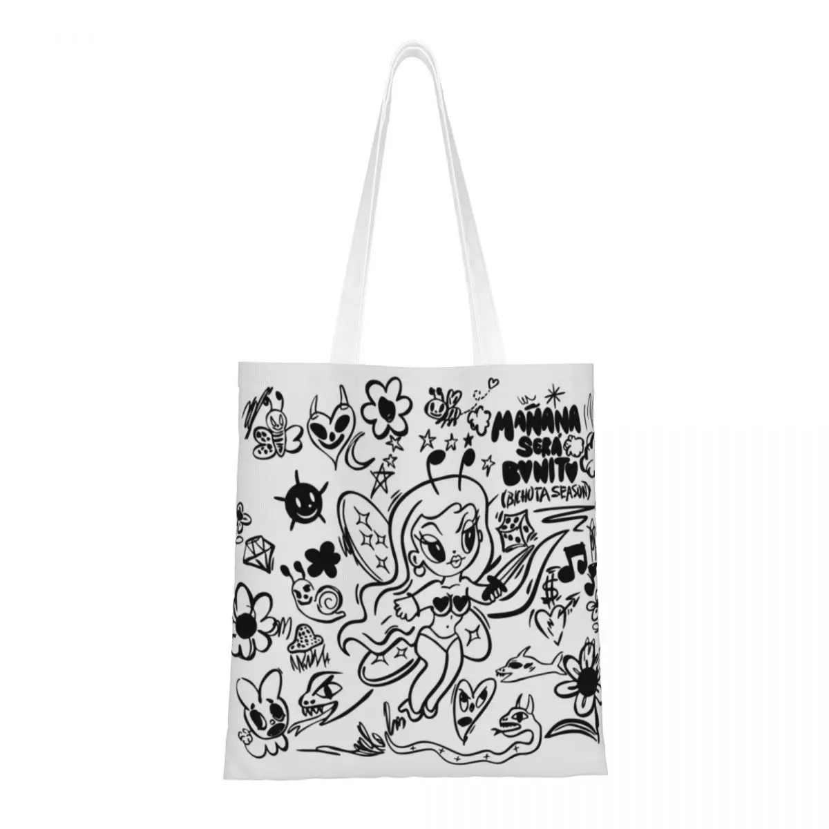 Изготовленные на заказ сумки для покупок Karol G Bichota холщовые сумки-тоут большая