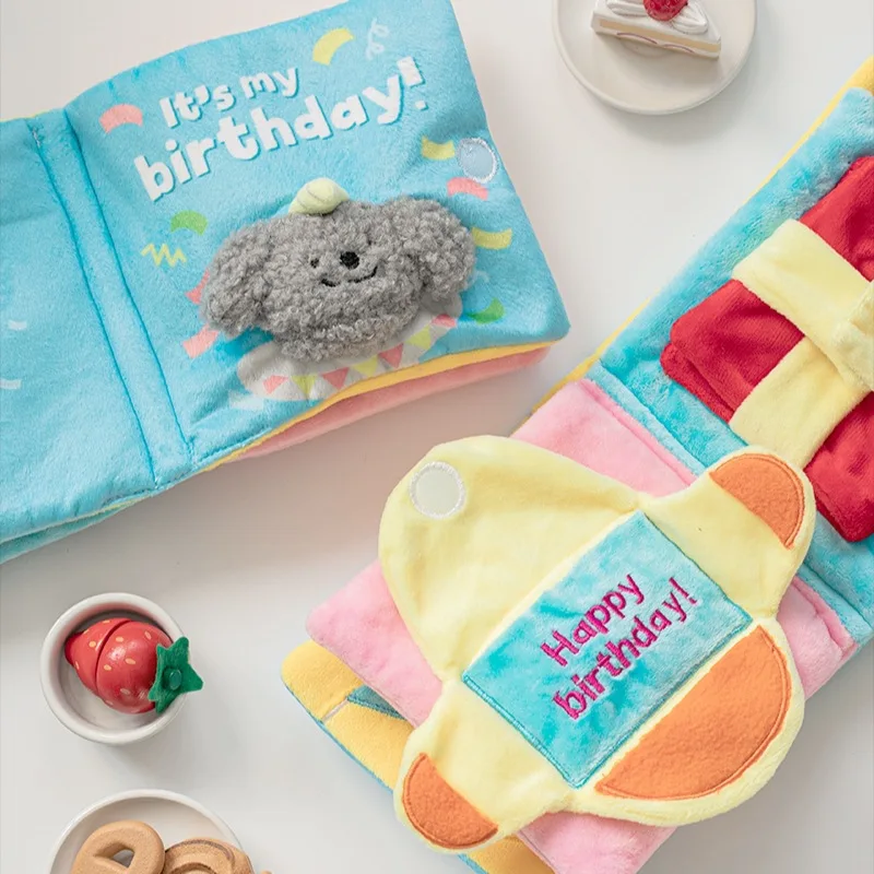 Милая игрушка для чтения звука утерянная еда собака тибетская книга шнауцера