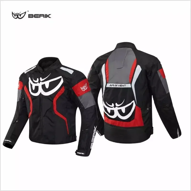 Berik куртка мотоциклиста локомотивный костюм мотоциклетная Мужская байкерская