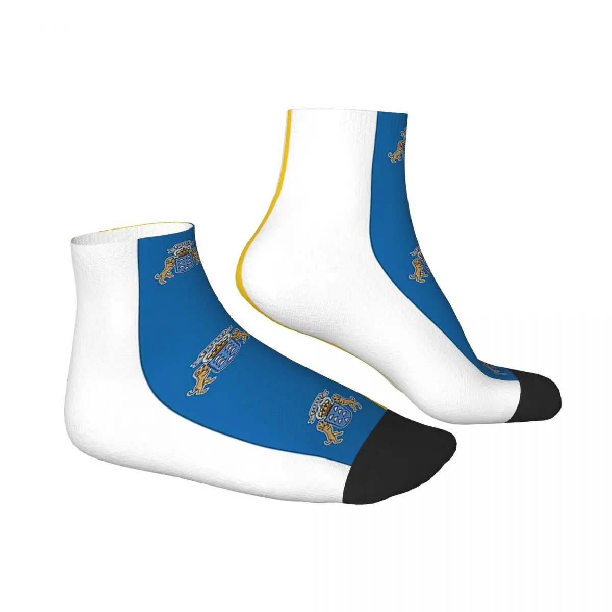 Spain Flag Oceano Canary Islands Socks Harajuku Stockings All Season Accessories for Man's Woman's Birthday Present