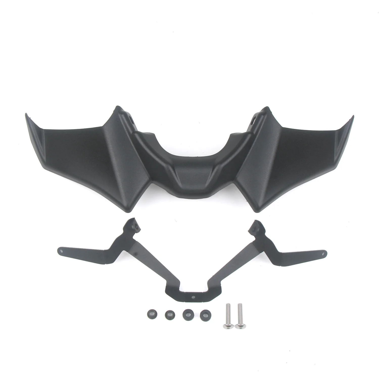 

Аксессуары для мотоциклов, черный обнаженный передний спойлер с прижимной силой, аэродинамический комплект крыльев, спойлер для YAMAHA MT 07 2021 2022 2023