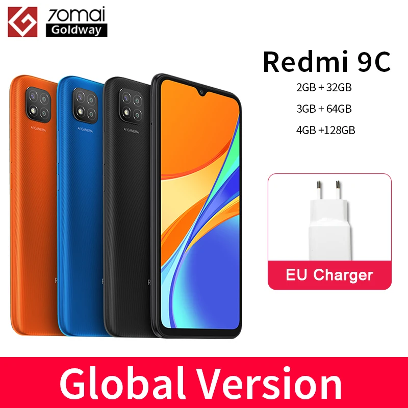 Смартфон Xiaomi Redmi 9C восемь ядер экран 5000 дюйма 32 ГБ + 64 |