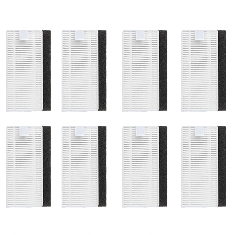 

HOT！-8 Pcs Hepa Filter For Conga 1090 Robot Vacuum Cleaner Parts Accessories Replacement Filters Vacuum Parts