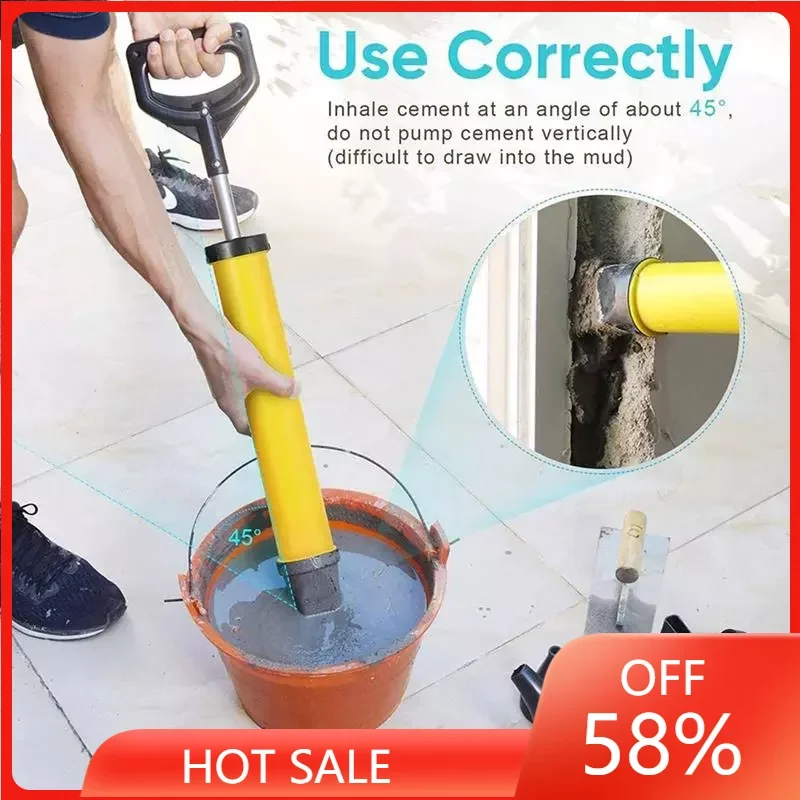 

Качественный пистолет для закалки цемента, лайма, раствора, распылитель, аппликатор, инструменты для наполнения раствором с 4 насадками