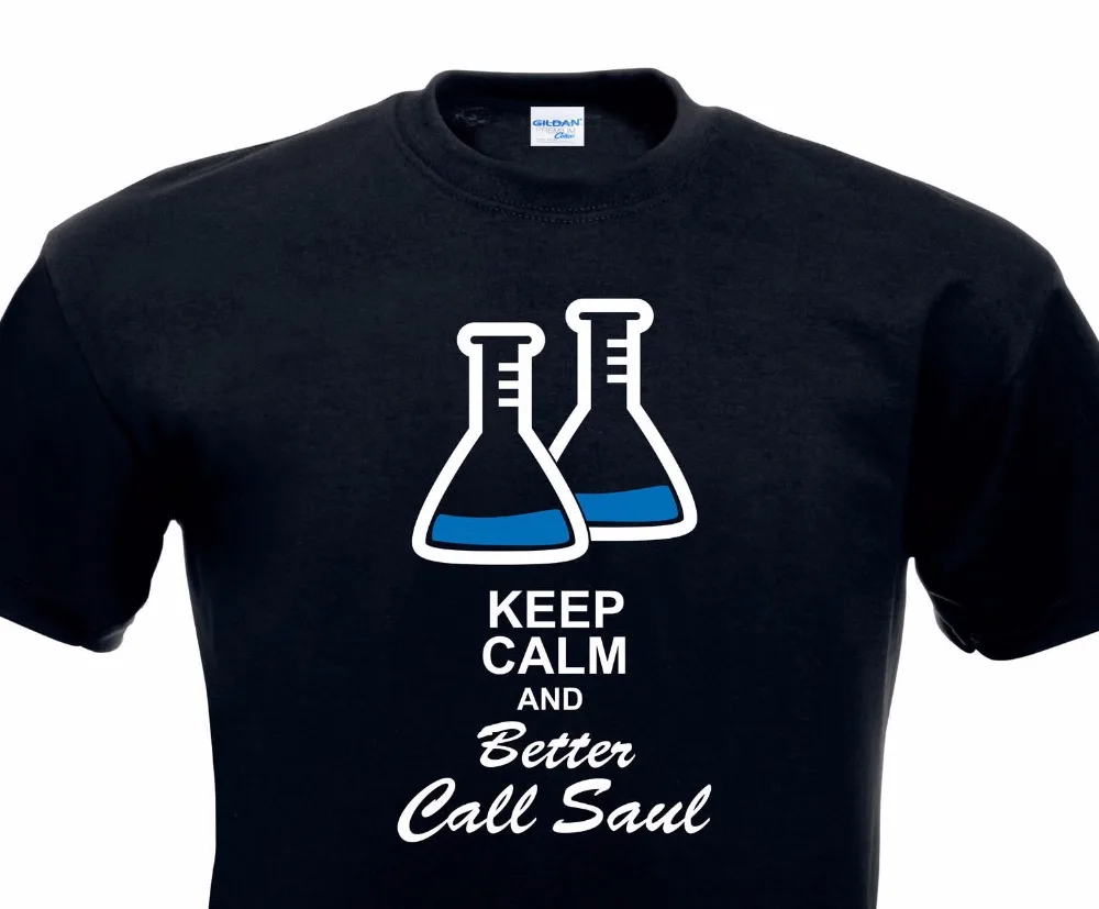 

Mens Brand Funny T Shirts For Design Tee Shirt Keep Calm And Better Call Saul Breaking Bad Heisenberg Walter Digital Printing
