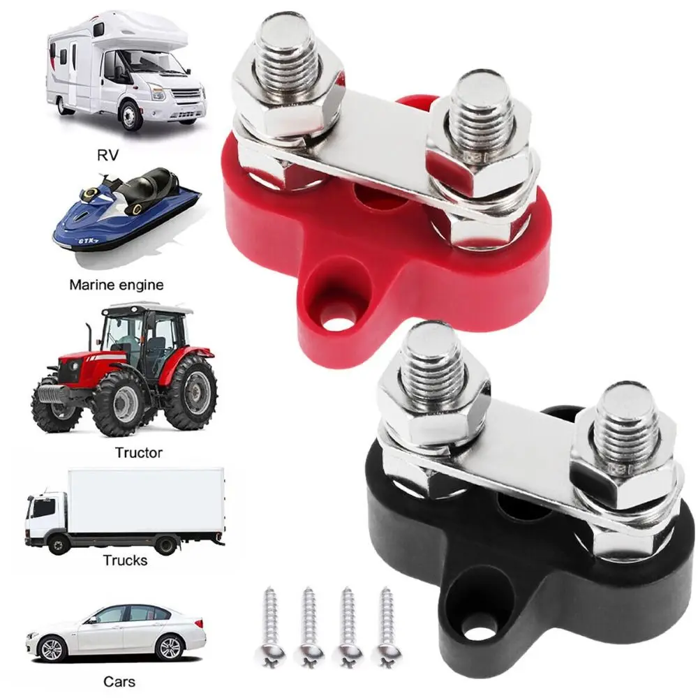

Connectors Multipurpose Post Junction Bus Bar Terminal Blocks Battery Power Stud Bus Terminals Battery Terminals