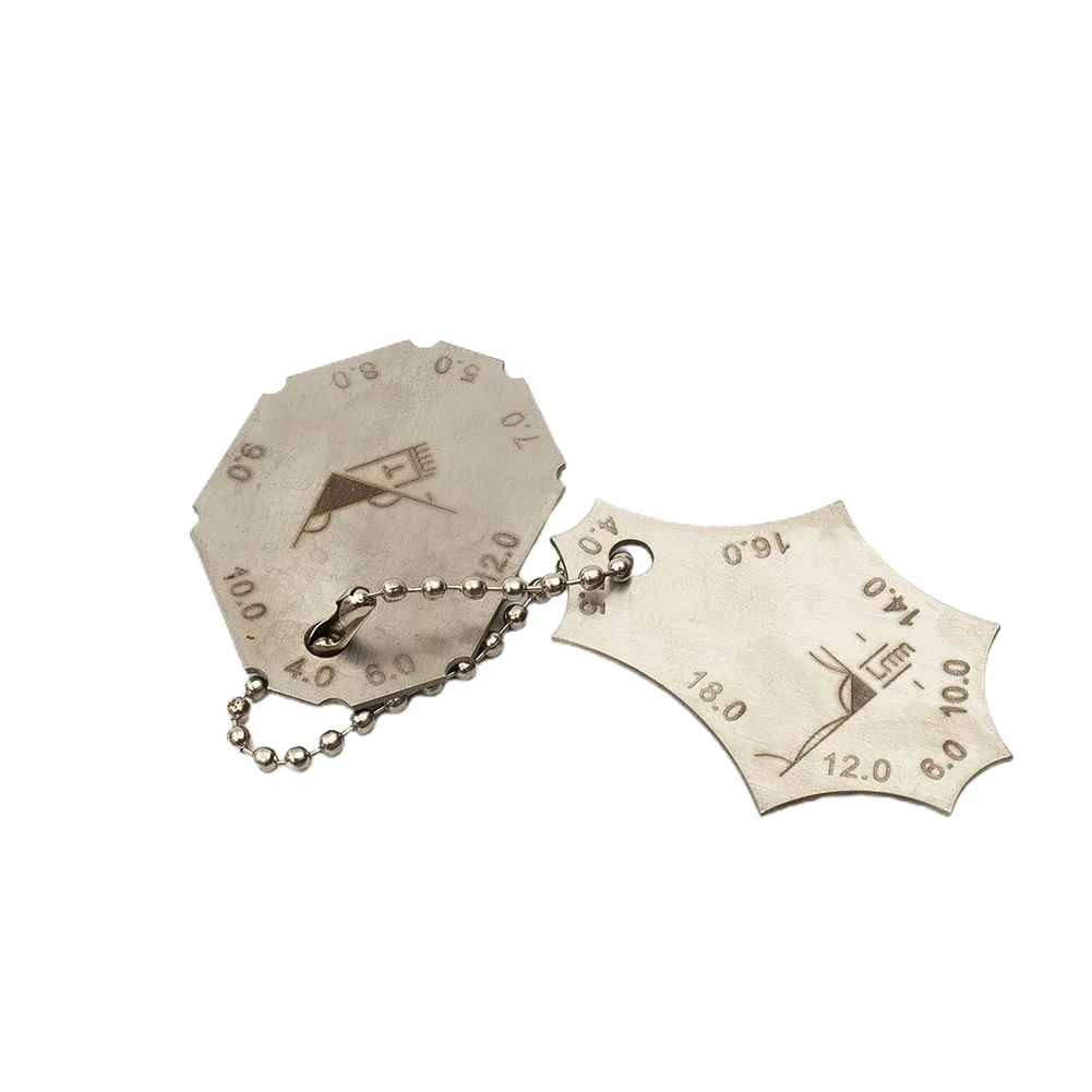 1 шт. сварочный шарнир двухсекционный калибр карманный 2-компонентная линейка для