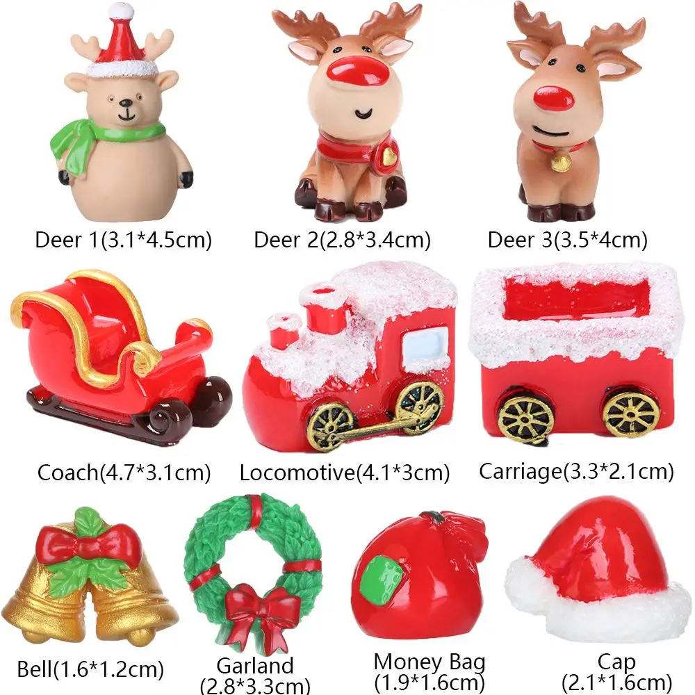 1 шт. мини-подарочные игрушки украшения для дома олень сказочный сад миниатюрный