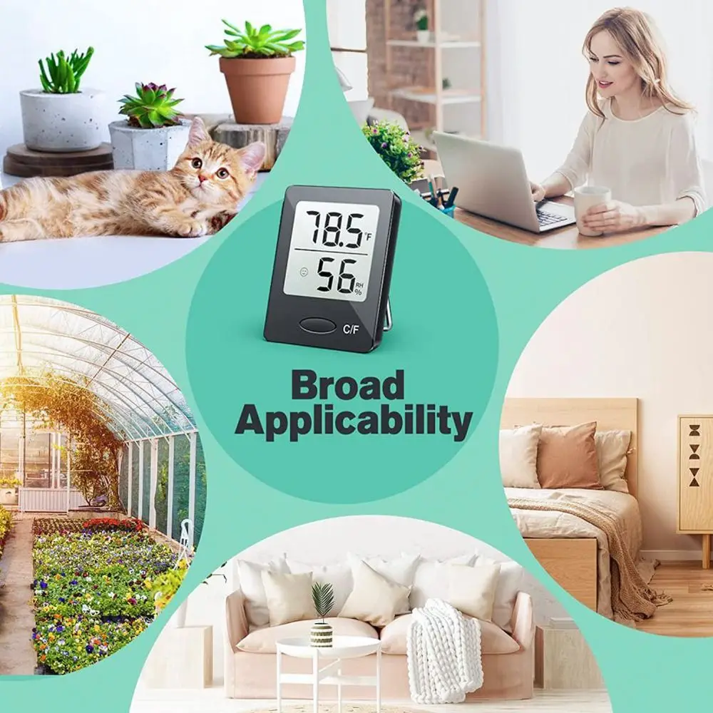 

Метеостанция, высокоточный электронный мини-Термометр-Гигрометр с ЖК-дисплеем