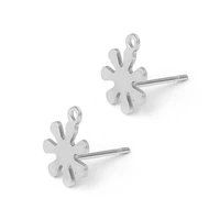 20 pieces bag 912mm sunflower earrings stainless steel earrings fashion creation new diy jewelry making accessories wholesale