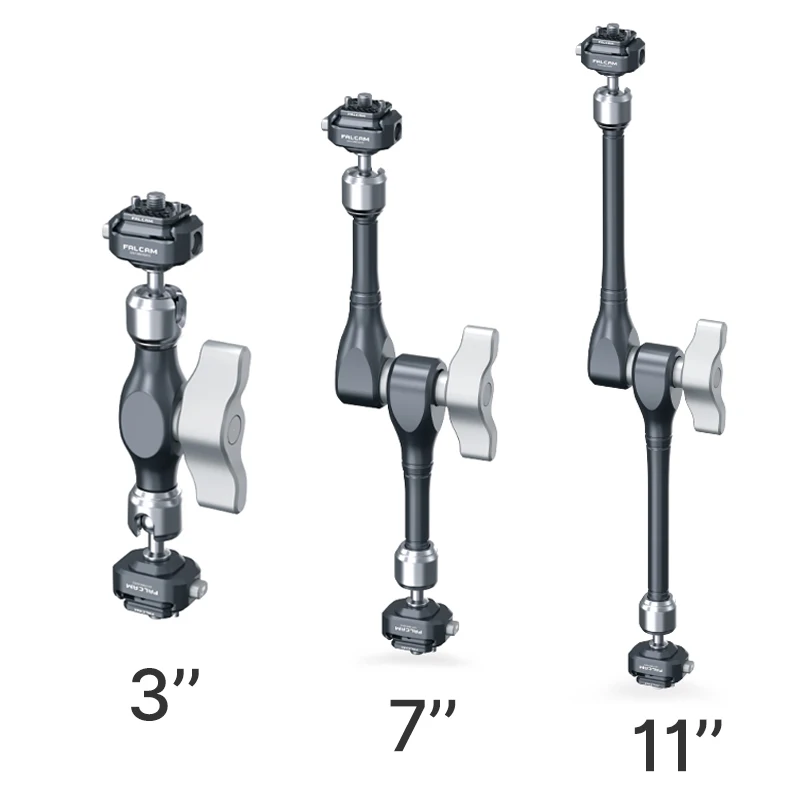 

Ulanzi FALCAM F22 11/7/3 дюймов быстросъемный магический рычаг Гибкая двойная головка быстросъемный комплект для DSLR камеры монитора автомобиля Путешествия
