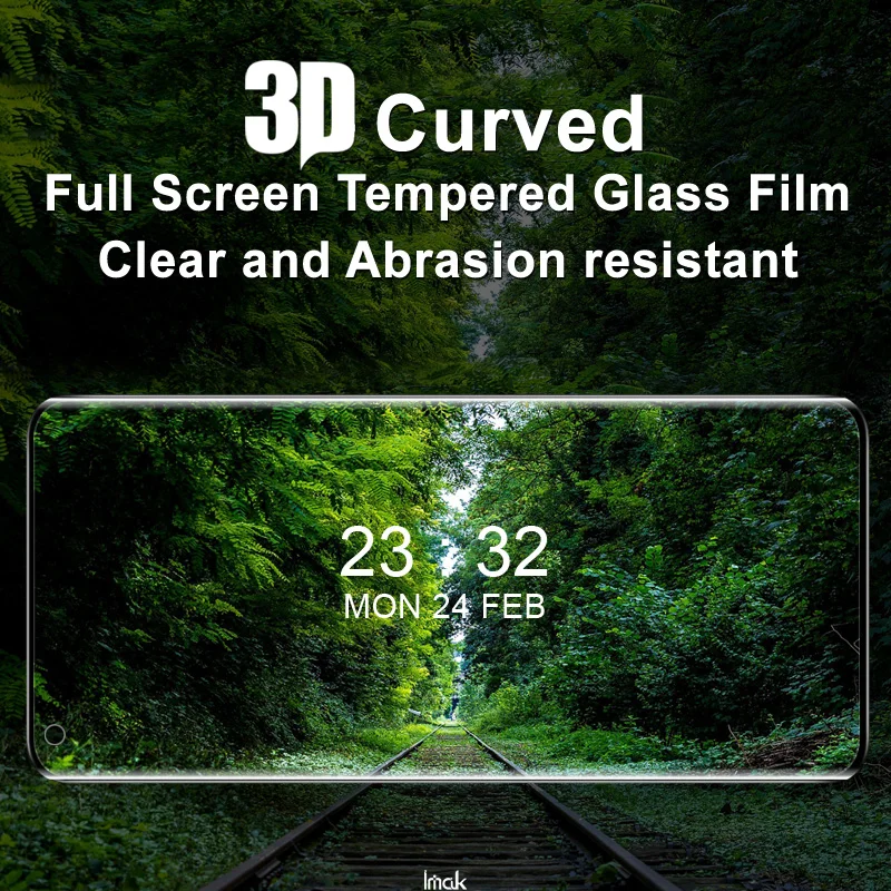 

Imak для OnePlus 10 Pro 5G 3D изогнутое полное покрытие закаленное стекло для OnePlus 10 Pro 5G Защитная пленка для экрана