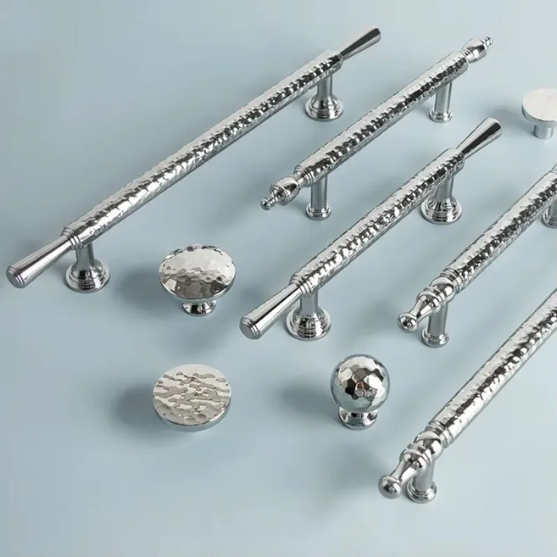 Хромированные латунные мебельные ручки ручной работы в арабескитическом стиле