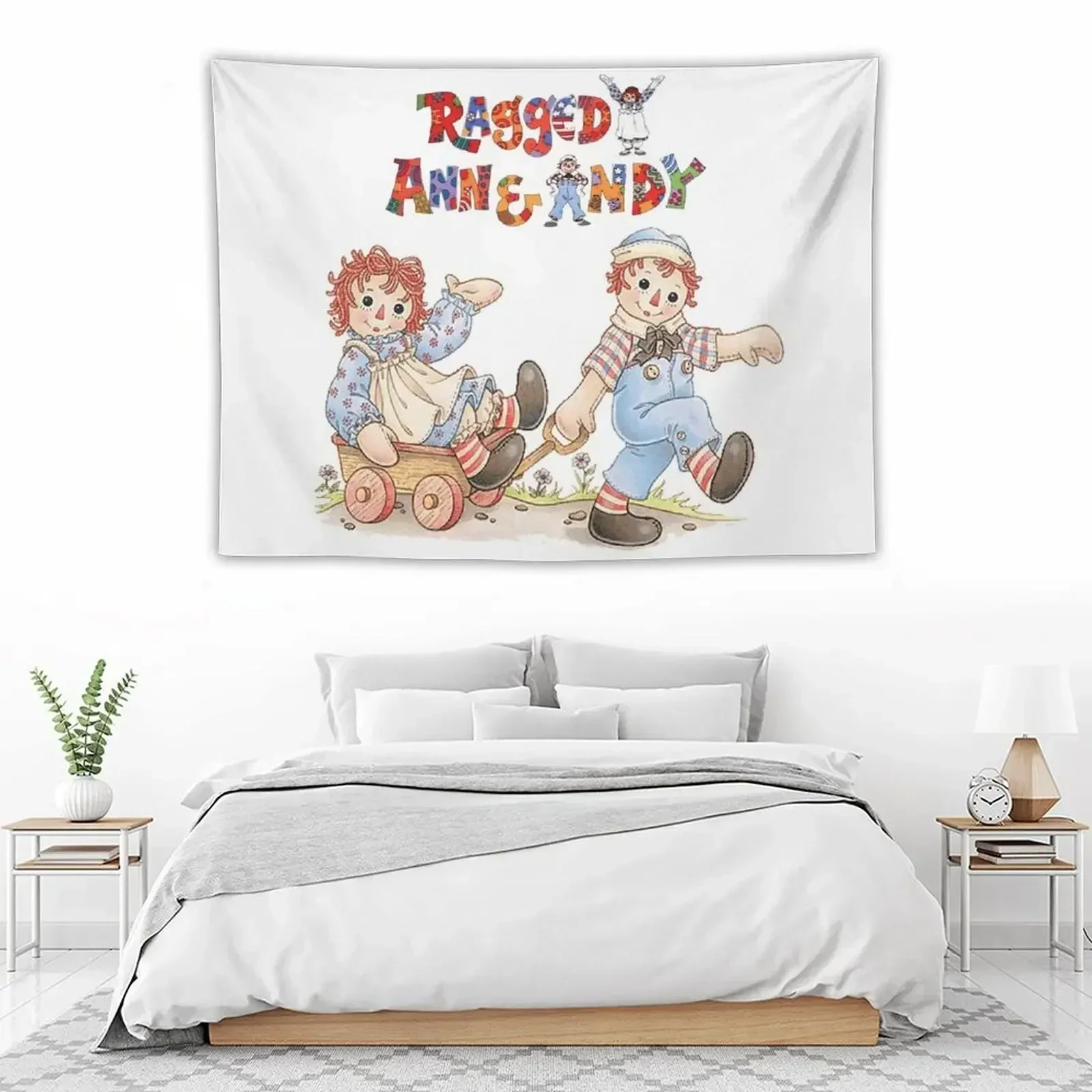 Гобелен Raggedy Ann And Andy аксессуары для домашнего декора эстетический домашний декор