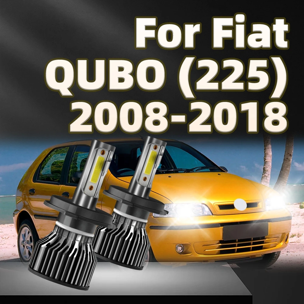 Фонари головного света 6000 лм H4 лампы 225 K для Fiat QUBO (2008) 2009 2010 2011 2012 2013 2014 2015 2016 2017 2018