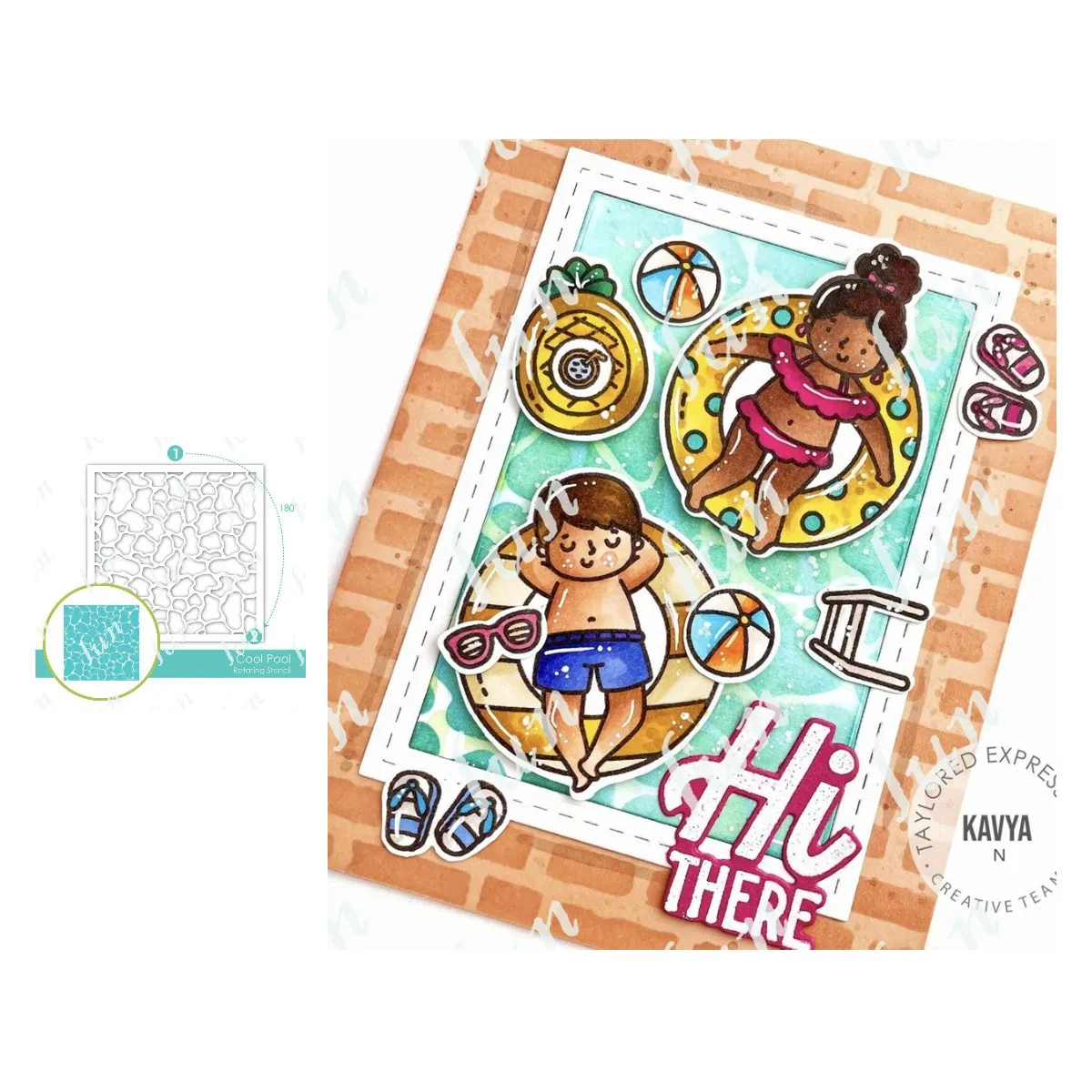 

Hot Selling Cool Pool Rotating Stencils for Scrapbooking Stamps 2022 Newest Photo Album Decor Embossing Cut Dies DIY Paper Cards