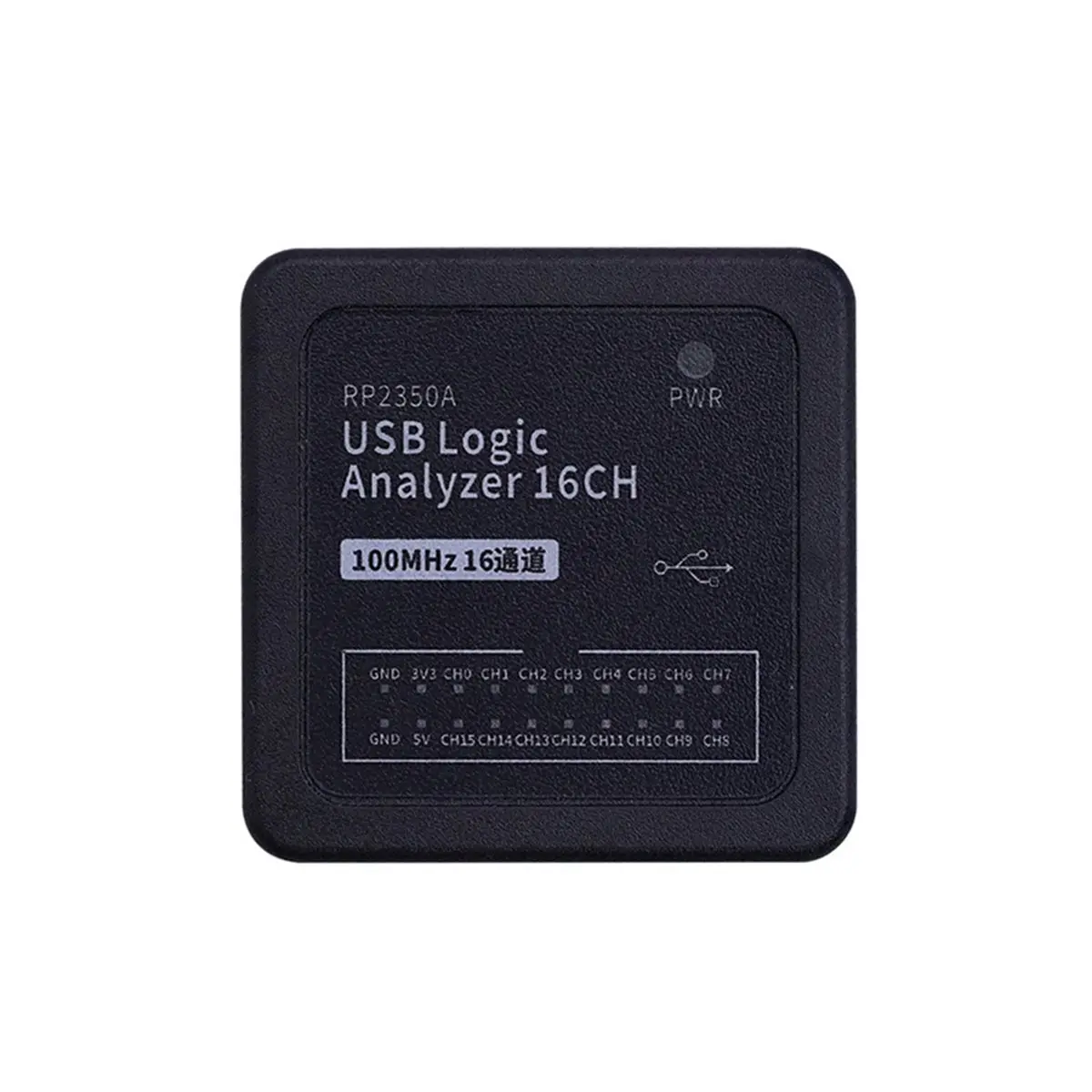 Логический анализатор USB 16-канальный, USB-C, на базе микроконтроллера RP2350A, для синхронного сбора цифровых сигналов (art.: 3920dba2b3aa7) - 3920dba2b3aa7