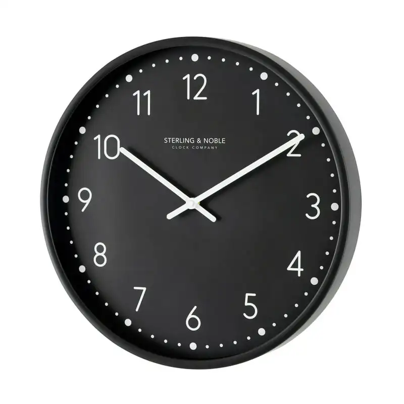 

Black Round Indoor Analog Wall Clock