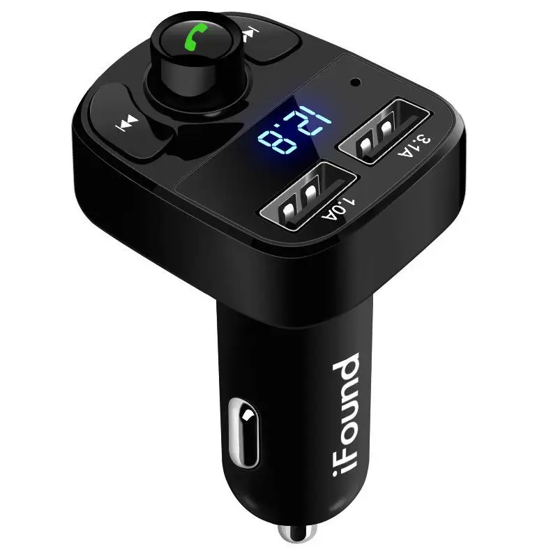 PIXLINK 2 порта USB зарядка FM передатчик для автомобиля Bluetooth беспроводное устройство |