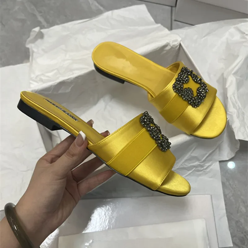 

Женские тапочки с плоской подошвой, Нескользящие, простые и элегантные