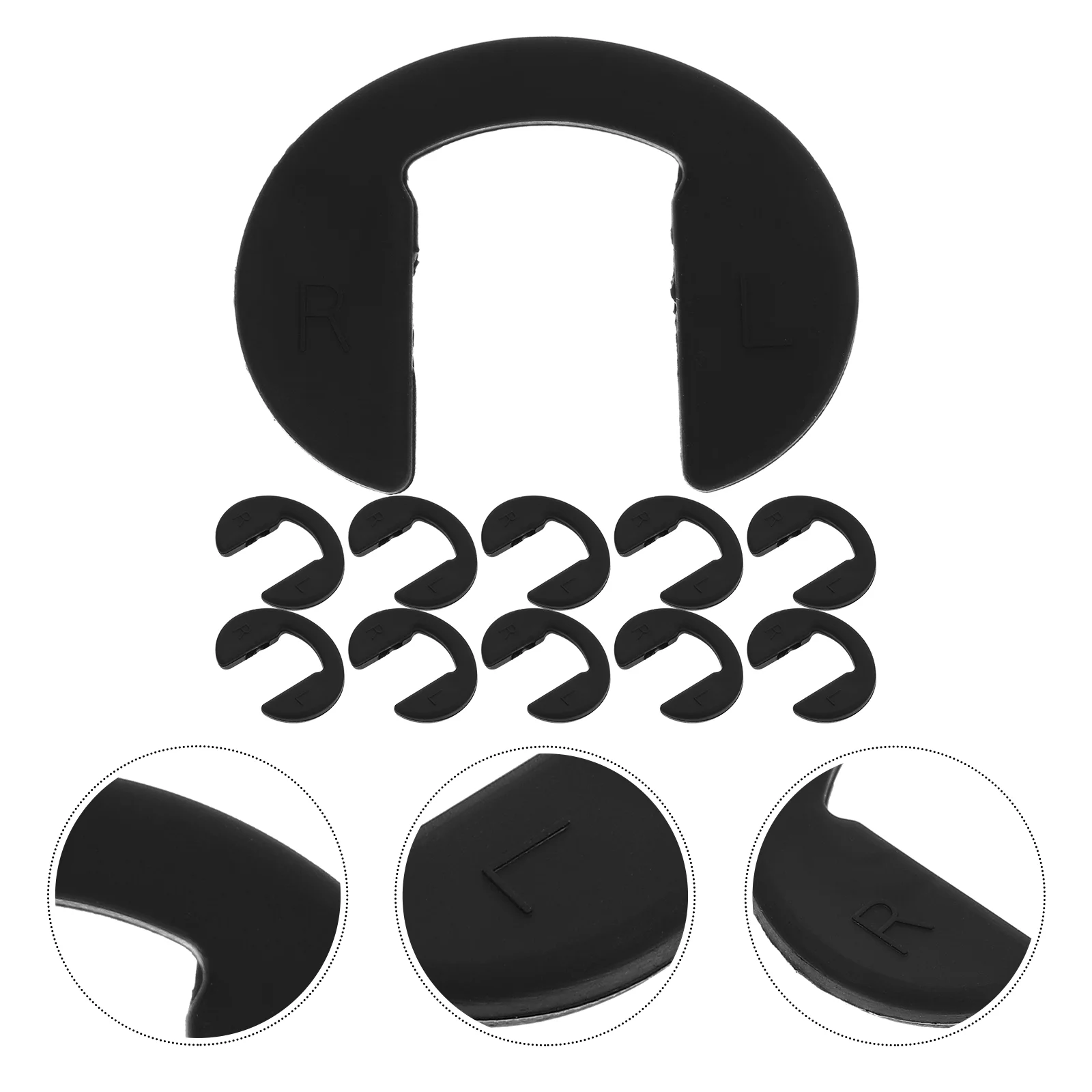 10 шт. аксессуары силиконовые очки подушечки для носа сменные солнцезащитные из