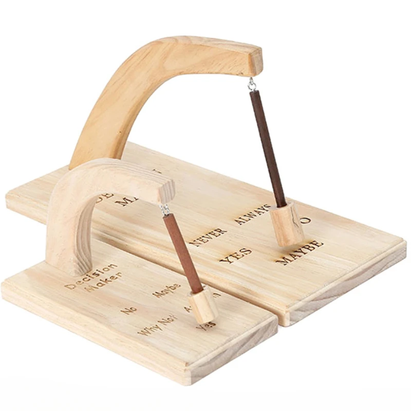 Оригинальный деревянный девизионный станок с лазерной гравировкой Да или нет