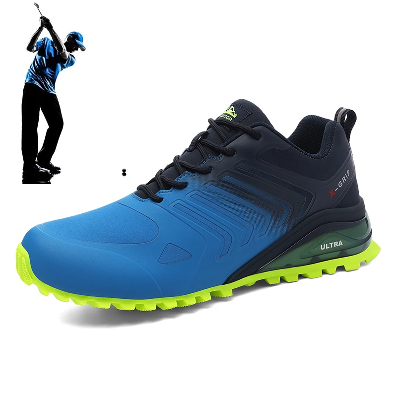 New Golf Shoes Large Size 50 Men's Golf Shoes Mesh Spring and Autumn Sports Shoes Men's Golf Travel Shoes Studless Sports Shoes