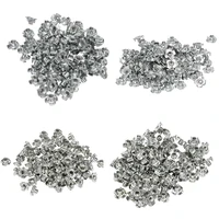 set of assorted four prong nuts metal coating for furniture working wood