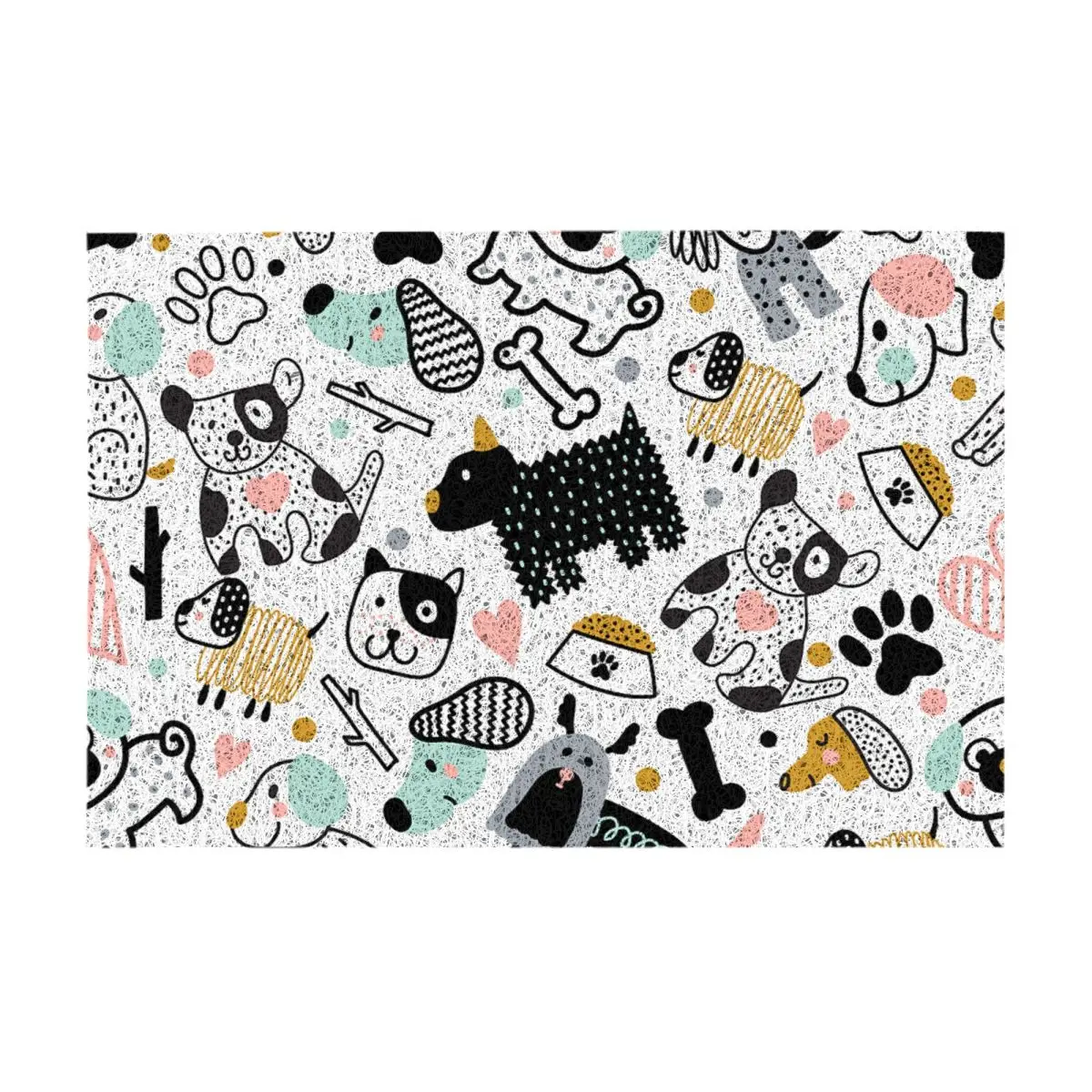 

1 Entrance Doormat Porch Carpet Personalized Cuttable Rug Outdoor Non-slip Foot Mat Living Room Home Decor 24x16inch'