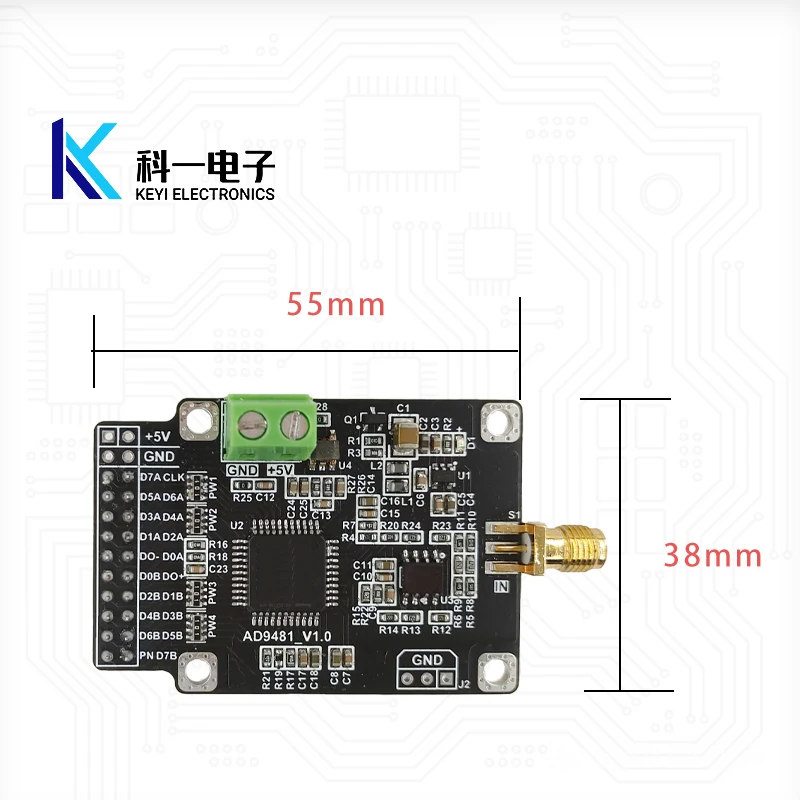 Модуль AD9481 8-битный параллельный высокоскоростной АЦП сбор данных модуль