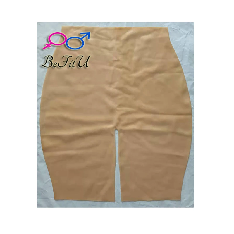 Latex Shorts fetish underwear with sleeve sexy natural pants sheath exotic underpants for men boxer