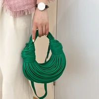 2022 summer personality line handbag luxury design womens hobos high quality leather underarm bag fashion evening clutch bag