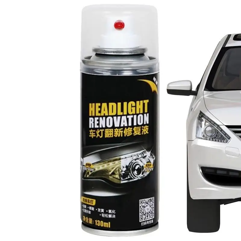 

130ml Car Headlight Repair Fluid Headlight Repair Kit Restoration Fluid Refill Bottle Car Headlight Scratch Repair Polishing