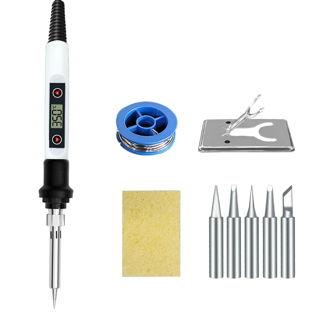 Паяльник Электрический паяльная станция с регулируемой температурой мини-ручка