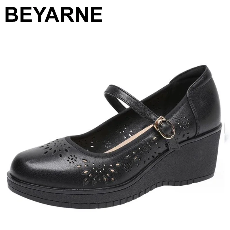 Туфли из натуральной кожи на высоком каблуке Размеры 35-43