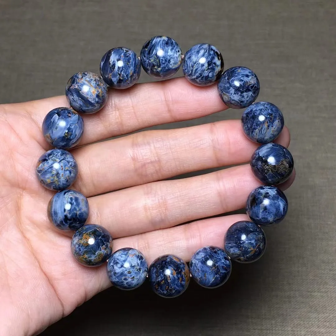 

Браслет из натурального синего пьестерсита, 13 мм